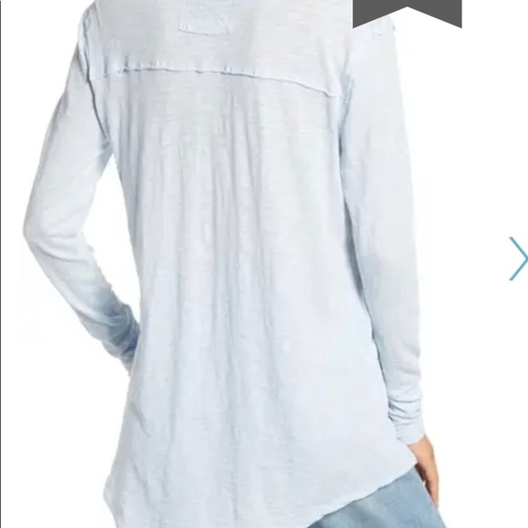 Free People We The Free Betty Long Sleeve  IN SKY - Picture 2 of 6